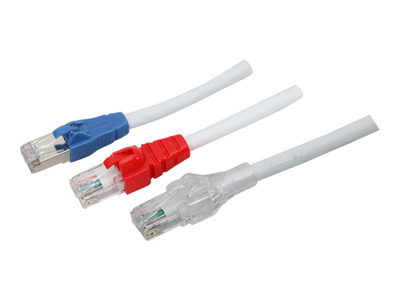 How stable is the connection of the shielded S/FTP CAT.6A EASY patch cord?